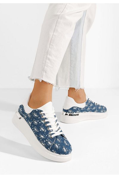 B T Shoes Sneakers Cu Platformă Tanida Denim