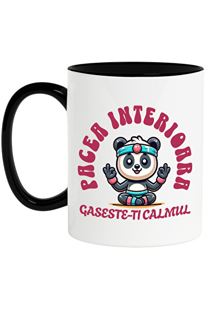 StoryGift Romania Cana Cu Iubitorii De Meditatie Urs Panda In Pozitie De Yoga...