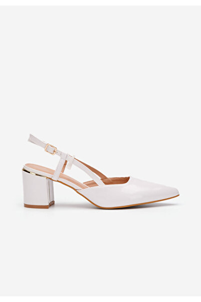 B T Shoes Marla Slingback Shoes White