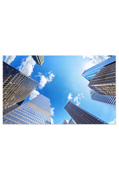 StoryGift Romania Tablou Canvas Inima Chicago-ului Chicago, Urban, Skyline, A...