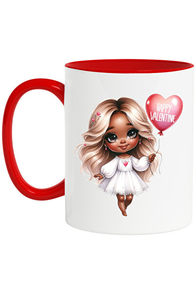 StoryGift Romania Cana Cu O Fetita De Culoare Care Tine Un Balon In Forma De ...