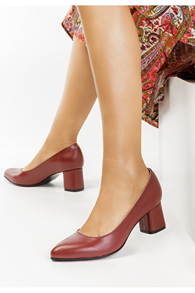 B T Shoes Δερμάτινα παπούτσια Florenta κοκκινο