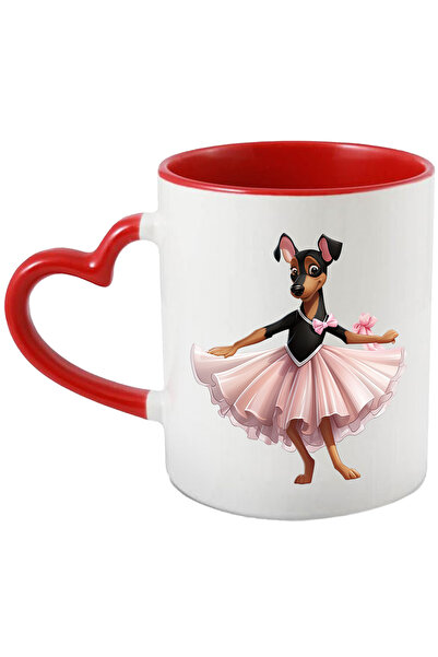 StoryGift Romania Cana Cu Doberman In Costum De Balerina, Caine, Animal De Co...
