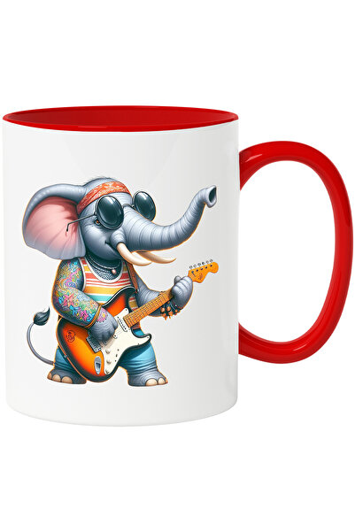 StoryGift Romania Cana Cu Un Elefant Tatuat Care Canta La Chitara | Ilustrati...