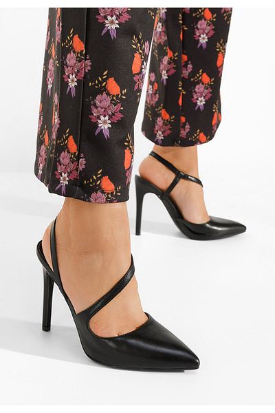 B T Shoes Pantofi Cu Toc Stiletto Ayza Negri