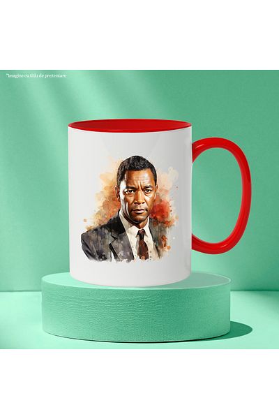 StoryGift Romania Mug With B.B. King, Artist, Blues Music Singer, Celebrity, Multicolor 330 ml, Sky, With, STG