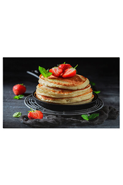 StoryGift Romania Tablou Canvas Delicii Matinale Clatite Americane Proaspete, Imbietoare Si Delicioase, Servite C