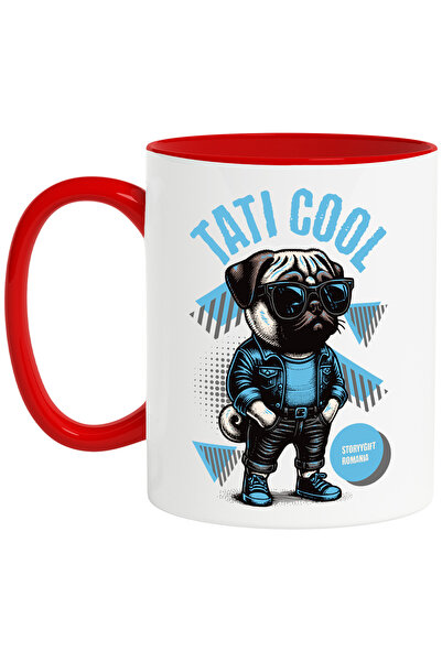 StoryGift Romania Cana Tati Cool Caine Pug Gangster Parinte Familie, 330ml, C...