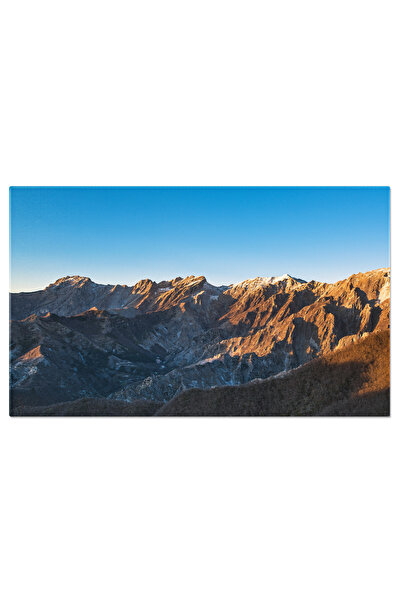 StoryGift Romania Tablou Canvas 120 x 80CM Munii Apuane si Cariera de Marmura...