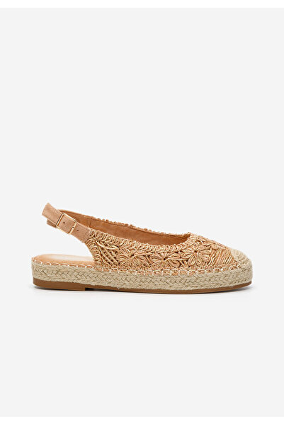 B T Shoes Camelové dámské espadrilky Maripia
