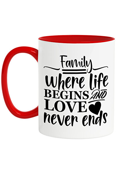 StoryGift Romania Cana Cu Textul "familia, Locul In Care Viata Incepe Si Iubi...