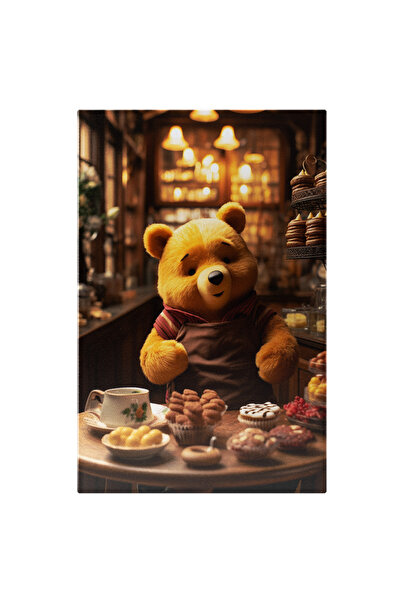 StoryGift Romania Tablou Canvas: Imaginea Unui Urs De Plus In Patiserie - Fot...