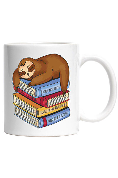 StoryGift Romania Cana Cu Animal, Lenes, Teanc De Carti, Somn, Relaxare, Mult...