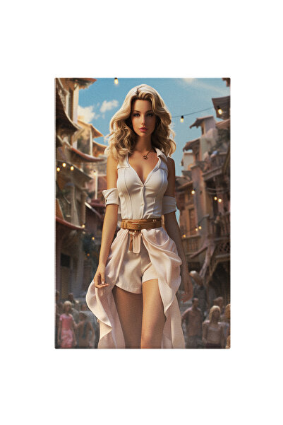 StoryGift Romania Canvas Painting 40 x 25CM Female Portrait with Inspiration ...