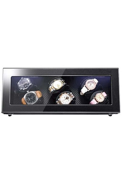 iUni Automatic Watch Winder Box, Watch Winder 6 Carbon