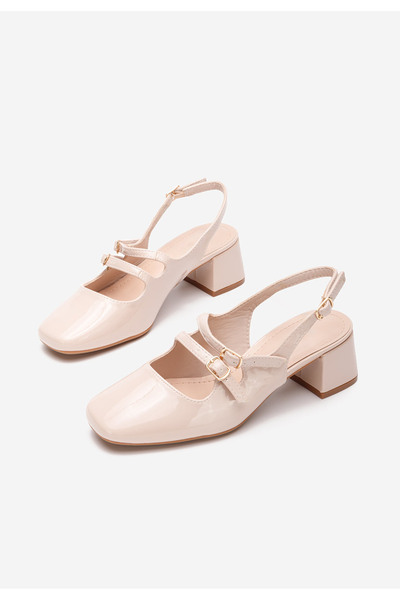 B T Shoes Tělové lodičky s otevřenou pätou Sivida V2