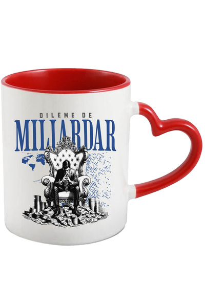 StoryGift Romania Cana Om Suparat Pe Tron Dileme De Miliardar Bani, 330ml, Ce...