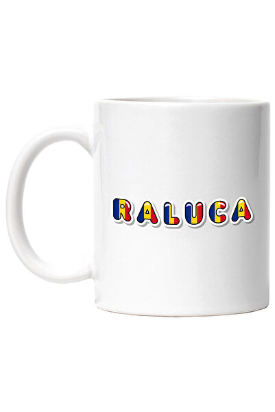 StoryGift Romania Cana Cu Numele Raluca, Romania, Suporter, Steagul Romaniei,...