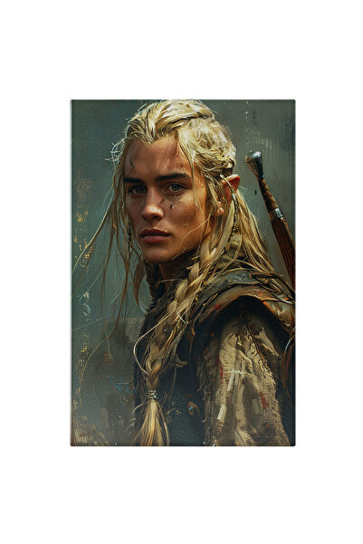 StoryGift Romania Tablou Canvas: Tânăr Luptător Cu Chip Frumos Și Ochi Albașt...