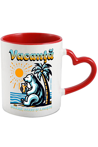 StoryGift Romania Cana Vacanta Cu Soare, Mare Si Liniste Relaxare, 330ml, Cer...