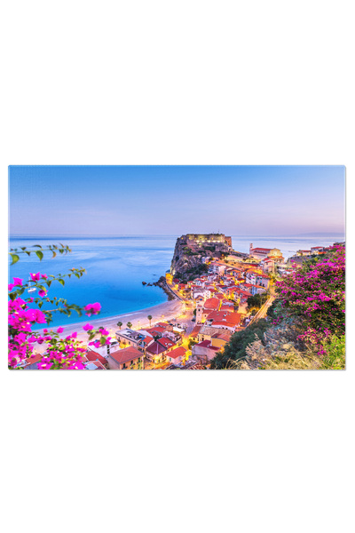 StoryGift Romania Tablou Canvas: Castelul In Ruine La Apus De Soare