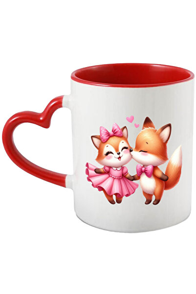 StoryGift Romania Cana Cu O Vulpe Si Un Vulpoi | Pupic Pe Obraz | Ilustratie ...