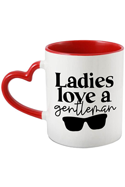 StoryGift Romania Cana Cu Mesajul In Engleza "ladies Love A Gentleman" - Doam...