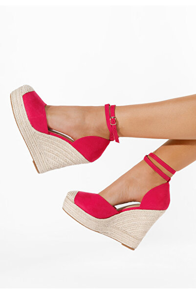 B T Shoes Sandale Cu Platforma Tip Espadrile Saniza Fucsia