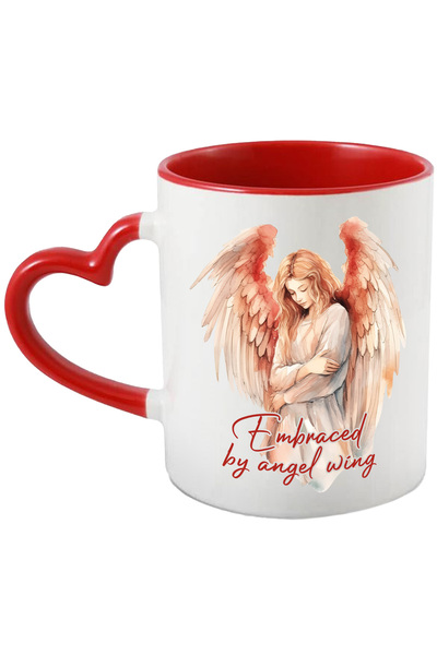 StoryGift Romania Cana Cu O Femeie Inger Cu Mesajul "embraced By Angel Wing",...