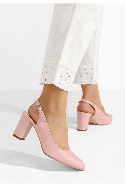 B T Shoes Pantofi Slingback Corusa Roz