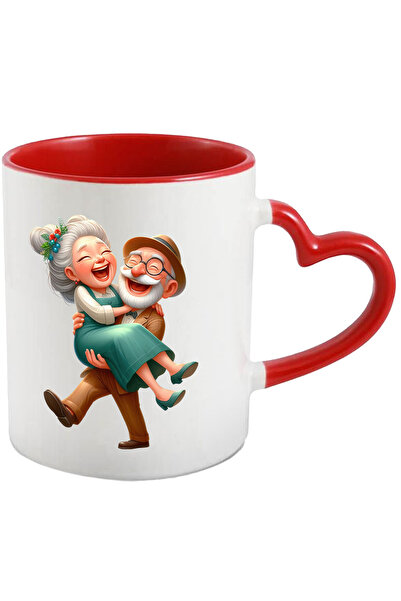 StoryGift Romania Cana Cu O Bunicuta Care Este Tinuta In Brate De Bunicul | Ilustratie | Fericire , Cu ,stg