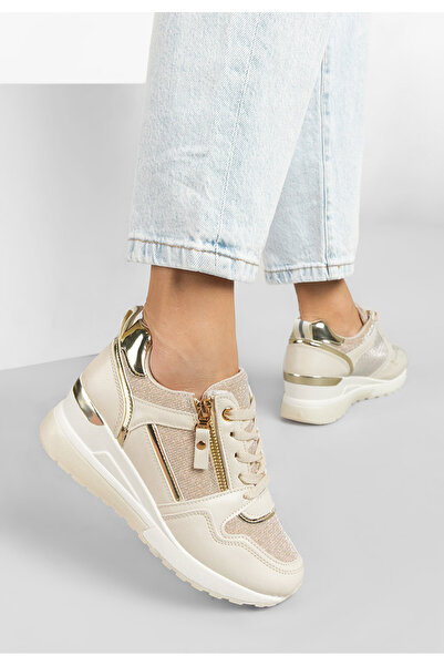 B T Shoes Sneakers Cu Platforma Rafina V2 Bej