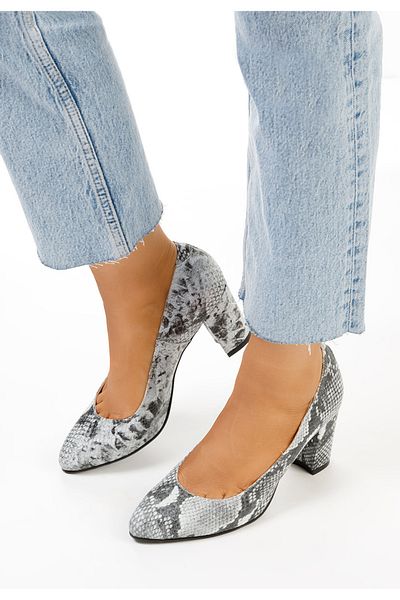 B T Shoes Women's Shoes Natural Leather Sparada Gray