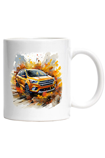 StoryGift Romania Cana Cu Masina, Ford, Brand, Picaturi De Vopsea, Roti, Mult...