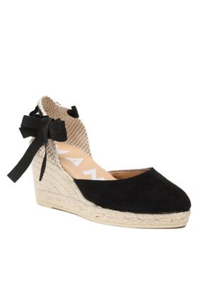 Manebi women's espadrilles LOW WEDGE ESPADRILLES K 1.0 black