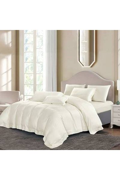 Pazar Home Bedding مفرش جيمس بامبو فاخر 8 قطع كنج -بازار هوم بحشوة متحركة