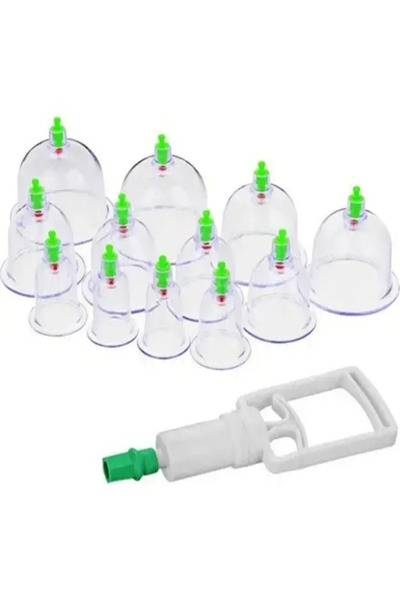 Genel Markalar 12 parça vakumlu hacamat kupa çekme seti