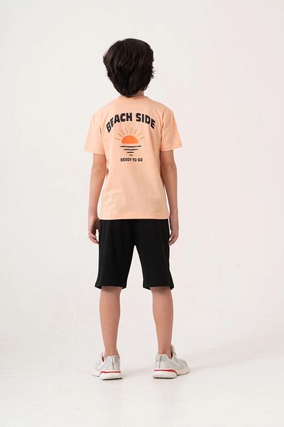 My Hanne Beach Side Back Printed Boy's Suit