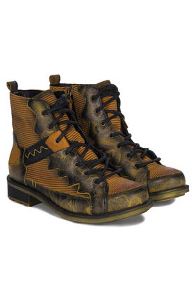 maciejka women's ankle boots 06558-07/00-8 yellow