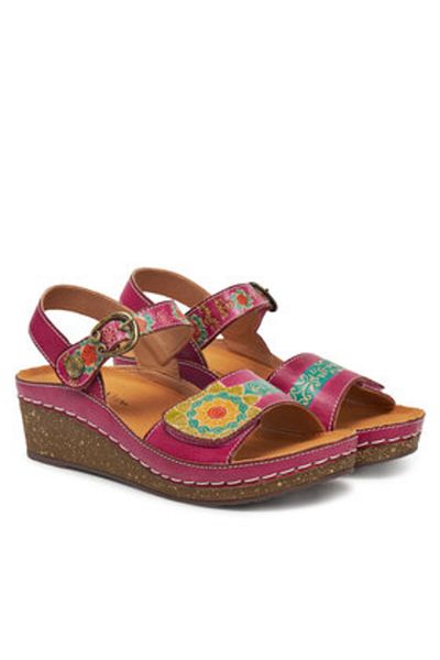 LAURA VITA women's sandals FACSCINEO 0122 colorful