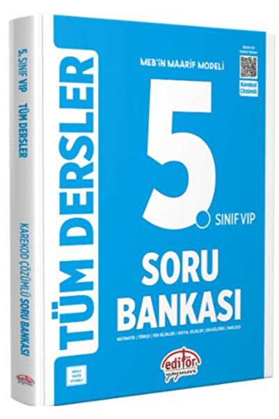 Editör Yayınevi 5. Sınıf VIP Tüm Dersler Soru Bankası