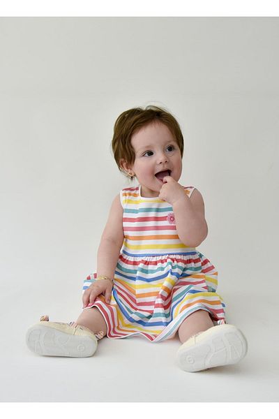 kitikate Multicolored Organic Lina Dress