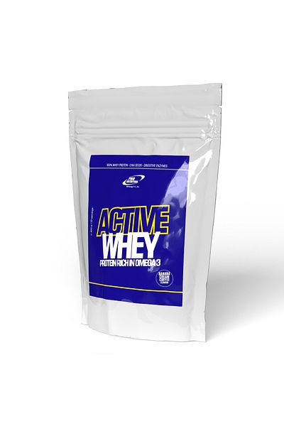 Pro Nutrition Proteine Din Zer, Cu Complex Enximatic, Active Whey Banana Cream Coffee 400g