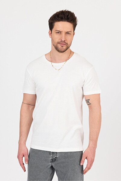 yakamor Μπλουζάκι Unisex Ribana Compact από χτενισμένο βαμβάκι με λαιμόκοψη