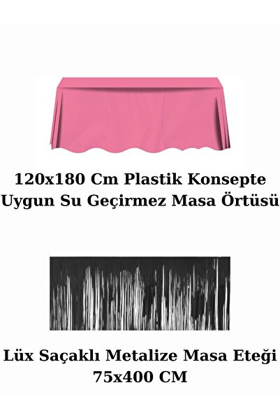 Minnie Mouse Mini Mouse Metalize Masa Etekli 32 Kişilik Doğum Günü Parti Malzemeleri Süsleri Seti