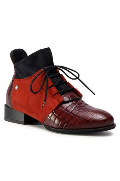 maciejka women's ankle boots 04744-23 red