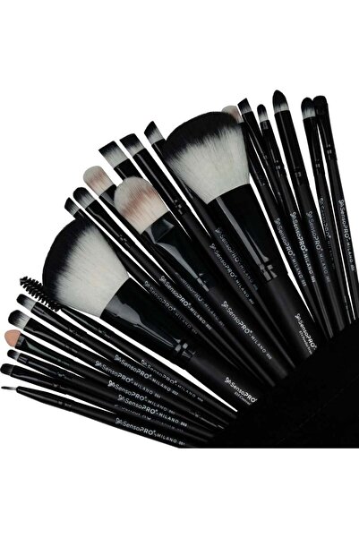 SensoPRO Milano Set of 22 Professional Makeup Brushes SensoPRO Milano Travel ...