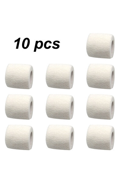 Choice1 5cm X 4.8m WHITE 10 pcs Colorful Sports Self Adhesive Elastic Bandage Wrap Tape For Knee Pads Finger