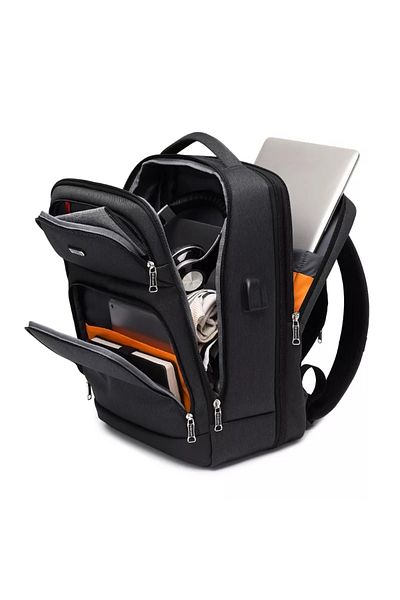 Wiersoon Wiresoon USB Backpack for Men - Water Resistant