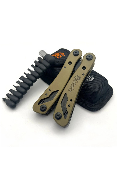 Columbia Company Çok Amaçlı Pense, Vidalama Seti Haki